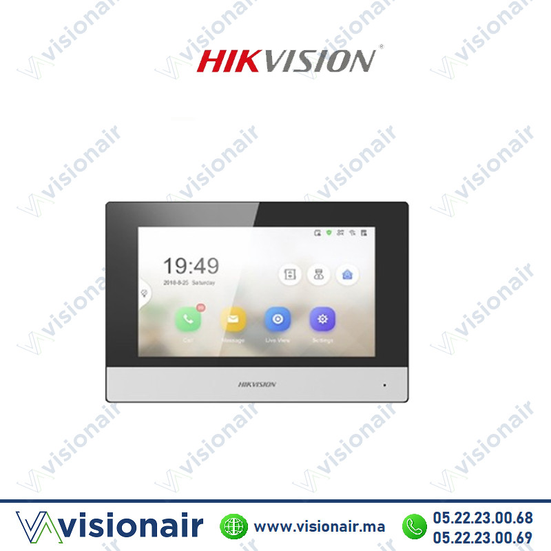 [DS-KH6320-TE1] Moniteur vidéophone HIKVISION écran TFT 7" DS-KH6320-TE1