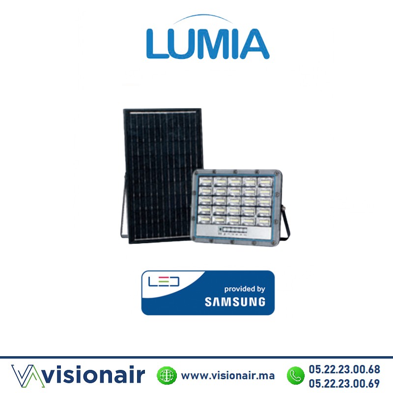 [IMLUMPLSM300B] Projecteur LED solaire LUMIA 300W 6400°K IP65 (Samsung)