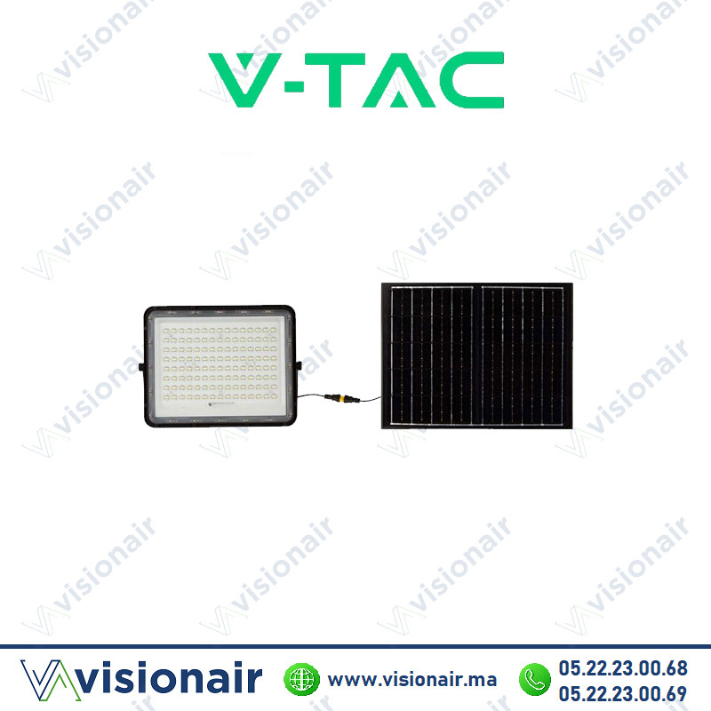 [VT180W-SKU7827] Projecteur LED solaire V-TAC 180W 6400°K SKU7827