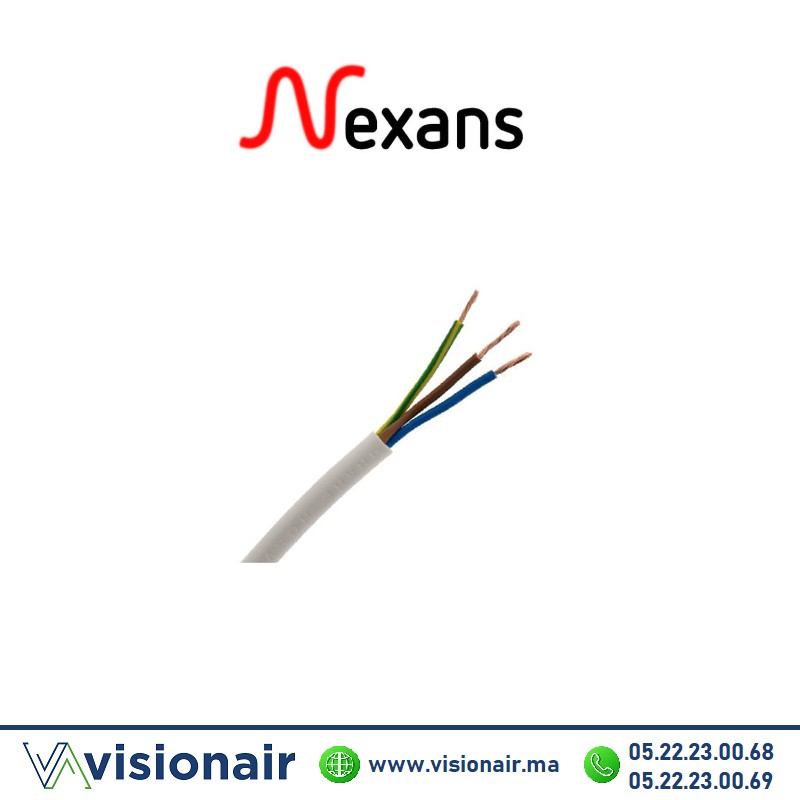 [NEXSV1V3x1] Câble souple NEXANS 3x1mm² U500 SV1V (H05VV-F)