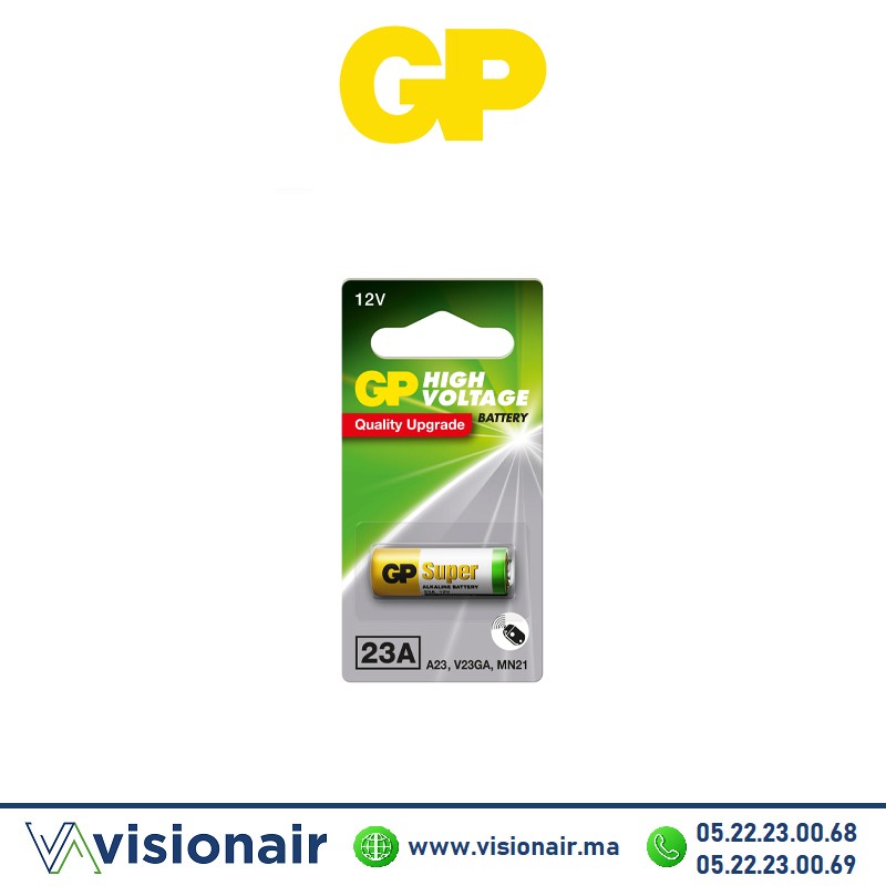 [GP12V23A] Pile GP LR23A/ A23/ V23GA/ MN21 12V alcaline