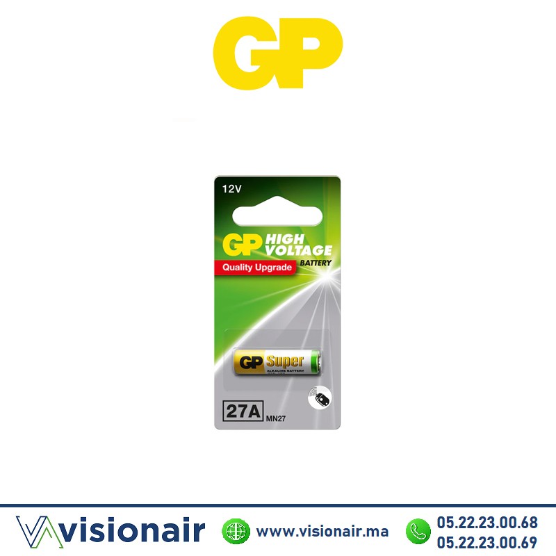 [GP12V27A] Pile GP LR27A/ MN27 12V alcaline
