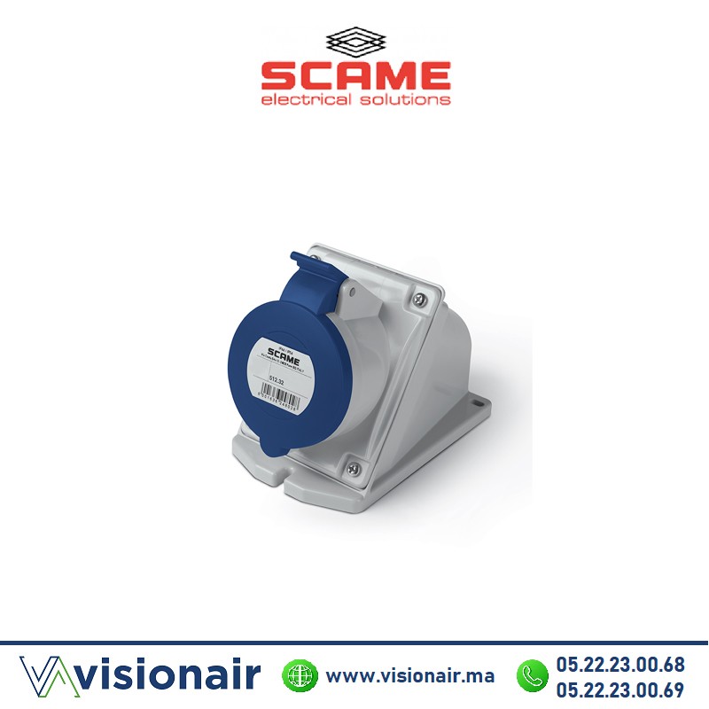 [512.3253] Prise surface SCAME 2P+T 16A 200-250V IP44/IP54