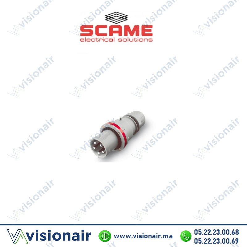 [213.3237] Fiche mobile SCAME 3P+N+T 32A 380-415V IP44/IP54