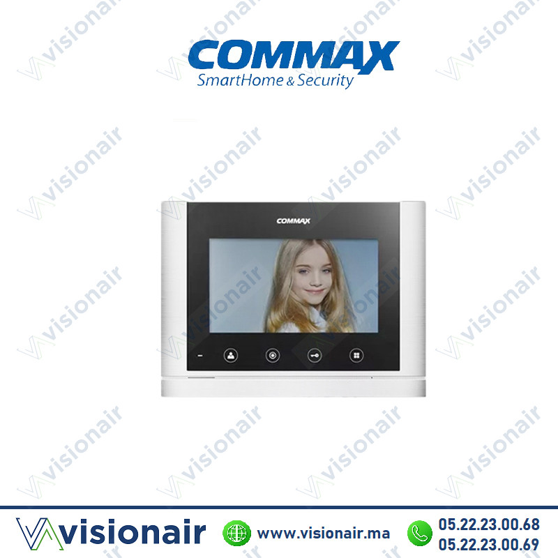 [CAV-70MG2BSBL] Moniteur vidéophone COMMAX Ecran TFT LCD 7" CAV-70MG2BSBL