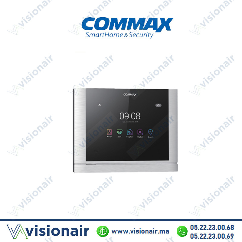 [CAV-70MG2BSSILVER] Moniteur vidéophone COMMAX Ecran TFT LCD 7" CAV-70MG2BSSILVER