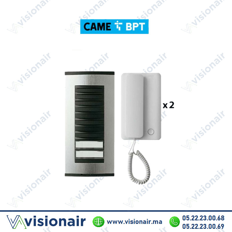 [BPT-INT-2P] Kit interphone BPT 2 postes Agata audio