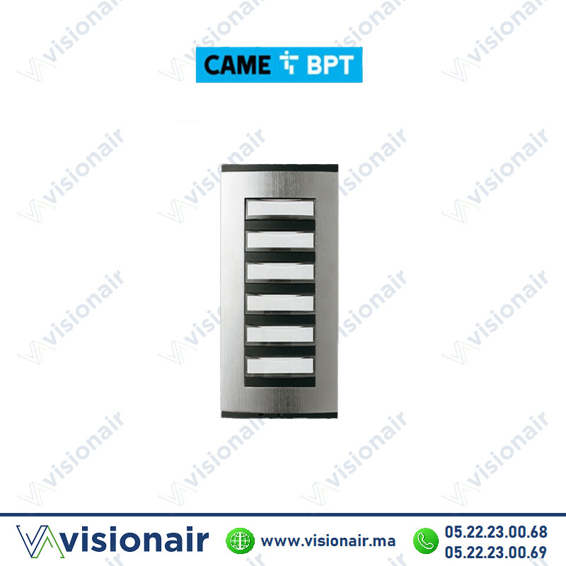 [BPT-INT-6P] Platine de rue BPT 6 boutons BPT-EXT-6B