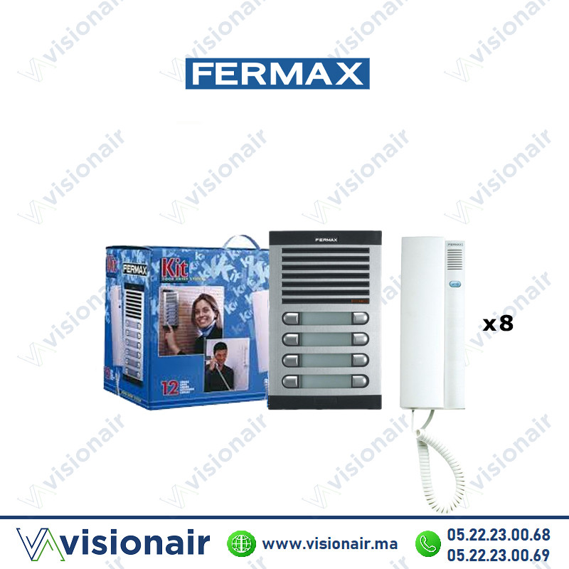 [FERMAX-6208] Kit interphone Fermax 8 postes FERMAX-6208
