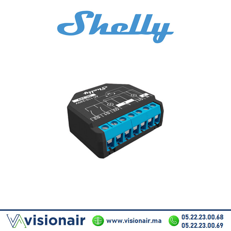 [SHELLY-2PM] Relais domotique SHELLY Wi-Fi volet roulant SHELLY-2PM