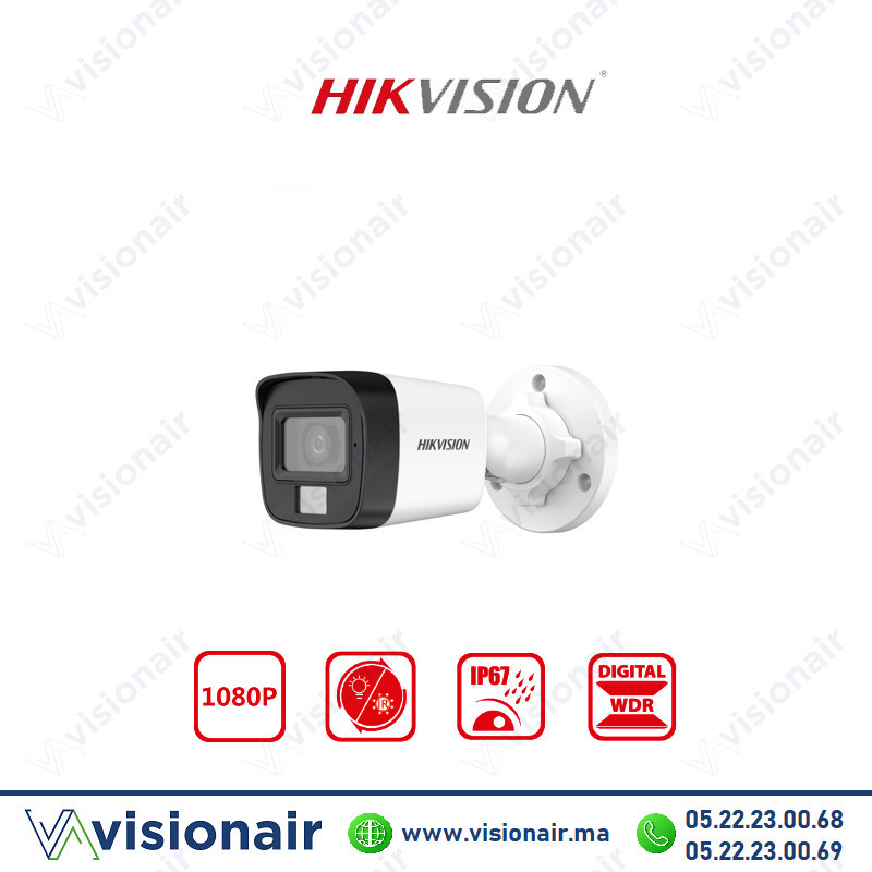[DS-2CE16D0T-EXLF] Caméra HIKVISION Bullet 2MP Smart Hybrid DS-2CE16D0T-EXLF