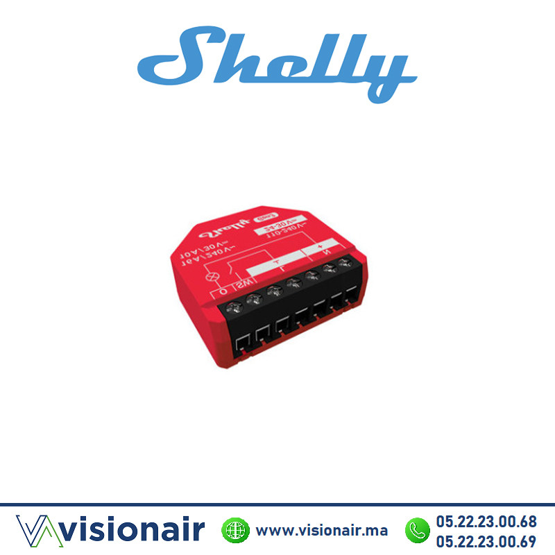 [SHELLY-1PM] Relais domotique SHELLY Wi-Fi éclairage avec mesure de cons SHELLY-1PM