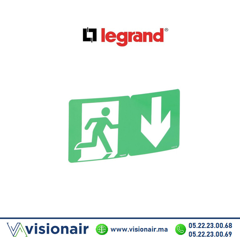 [61210] Etiquette de signalisation LEGRAND avec fléche 61210