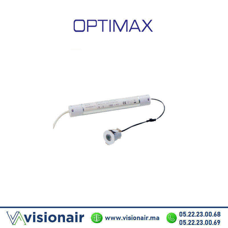 [OPTBAESL104NB] BAES Bloc de secours optimax 140LM 3H IP20 blanc niche