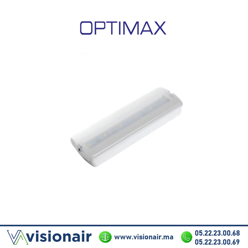[OPTBAESL116A] BAES Bloc de secours optimax 150LM 3H IP20