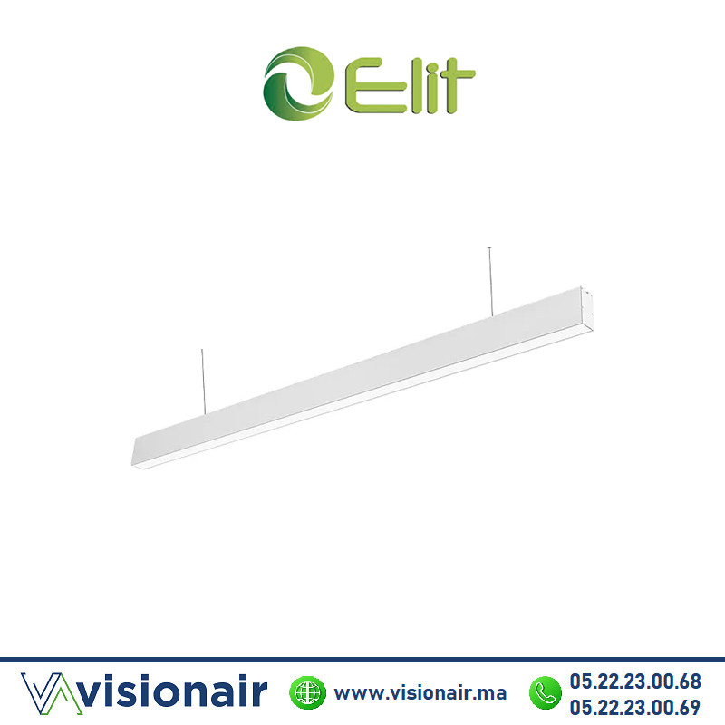 [ELIRS2340JB] Suspension LED Elit blanc 120cm 40W 4000°K