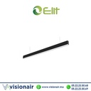 [ELIRS2340JN] Suspension LED Elit noir 120cm 40W 4000°K