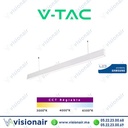 [VT-45040-SKU97460] Suspension LED V-TAC blanc 120cm 40W CCT SKU97460