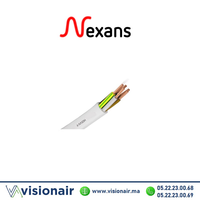 [NEXSV1V5x15] Câble souple NEXANS 5x1,5mm² U500 SV1V (H05VV-F)