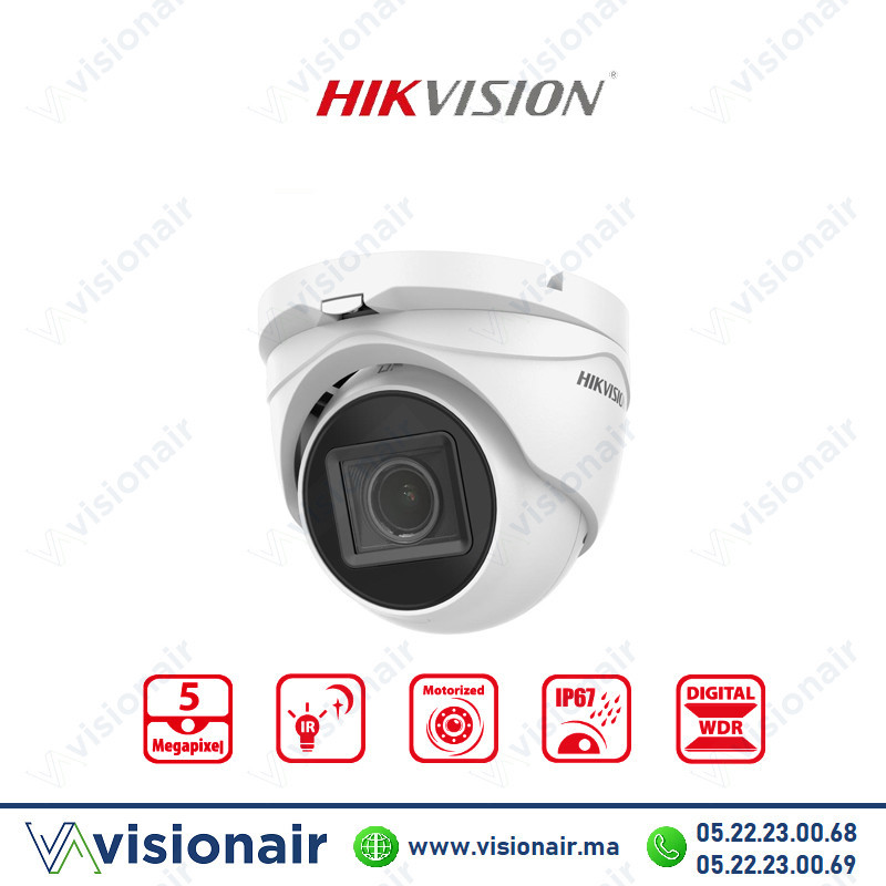[DS-2CE79H0T-IT3ZF] Caméra Hikvision 5MP Turbo HD Turret Varifocale Motorisée DS-2CE79H0T-IT3ZF(C)
