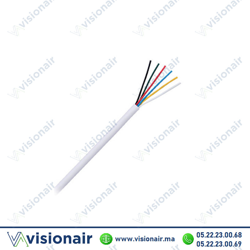 [KBL044007L] Kablo Câble alarme blindé 6x0,22 KBL044007L