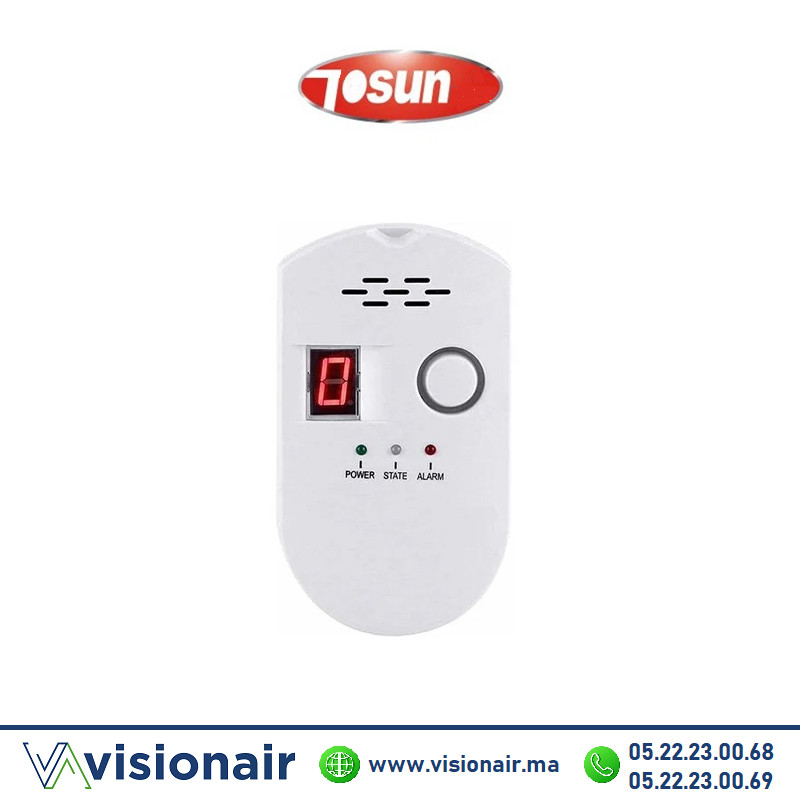 [TOSLX-GSV8] Détecteur de gaz Tosun sans fil alarme TOSLX-GSV8
