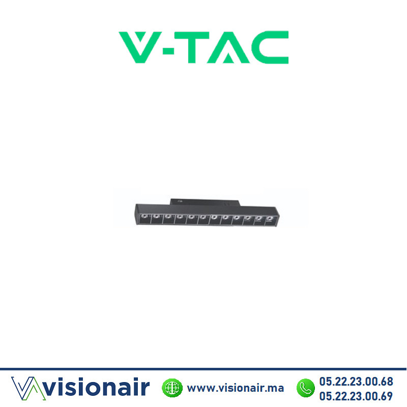 [VT-41007-SKU97816] Projecteur 12W 22.1cm V-TAC 4000°K laser rail magnétique SKU97816
