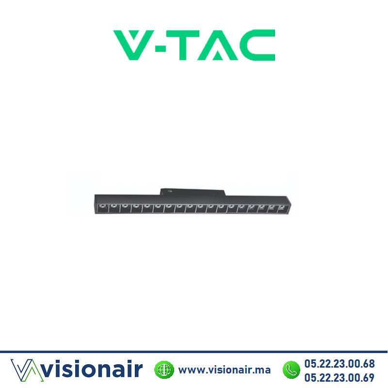 [VT-41018-SKU97817] Projecteur 16W 33cm V-TAC 3000°K laser rail magnétique SKU97817