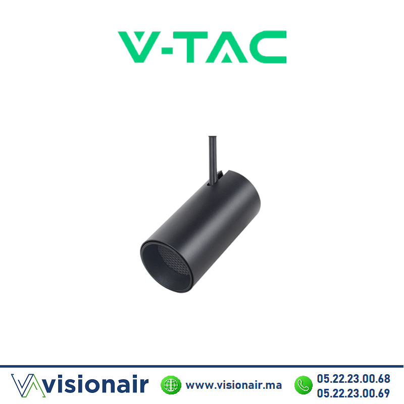 [VT24007-SKU97824] Projecteur orientable 7W V-Tac 4000°K rail magnétique SKU97824