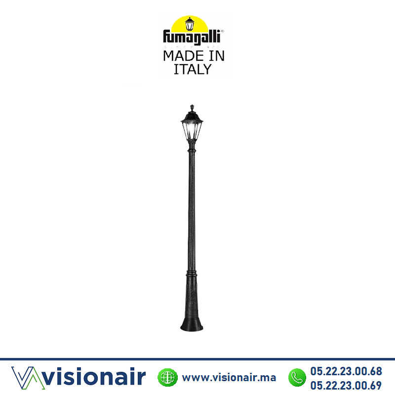 [FUMARICURUT1L] Borne Fumagalli Ricu/Rut 1L 2014 E27 8,5W noir