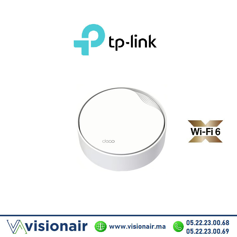 [TL-DECO-X50POE] Point d'accès Wi-Fi6 TP-LINK Mesh Deco X50 AX3000 POE