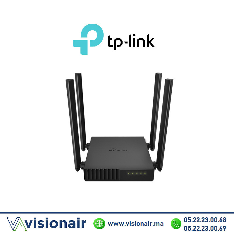 [TL-ARCHER-C54N] Routeur sans fil Wi-Fi TP-LINK 2,4GHZ/5GHZ AC1200 Archer C54 Noir