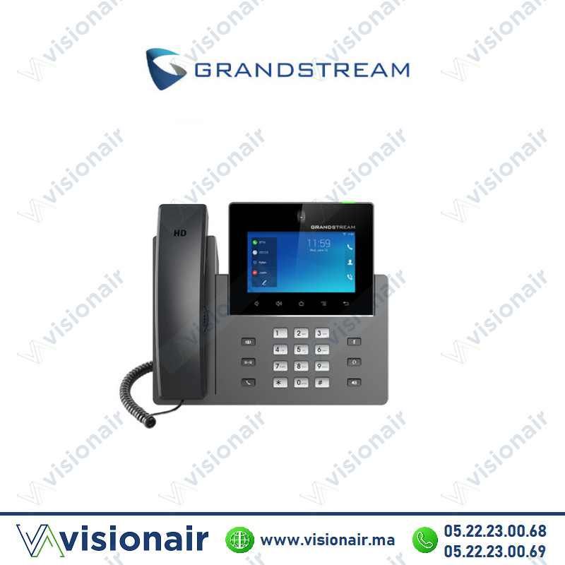 [GXV3450] Grandstream téléphone IP Android LCD 7" 16 Lignes POE GXV3450