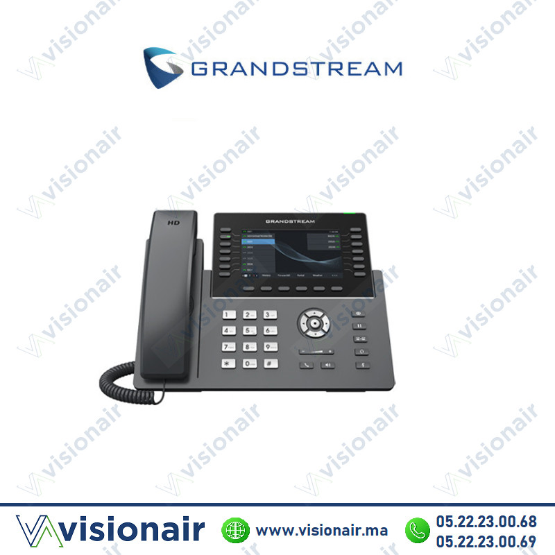 [GRP2670] Grandstream téléphone IP LCD 7" 12 Lignes POE GRP2670