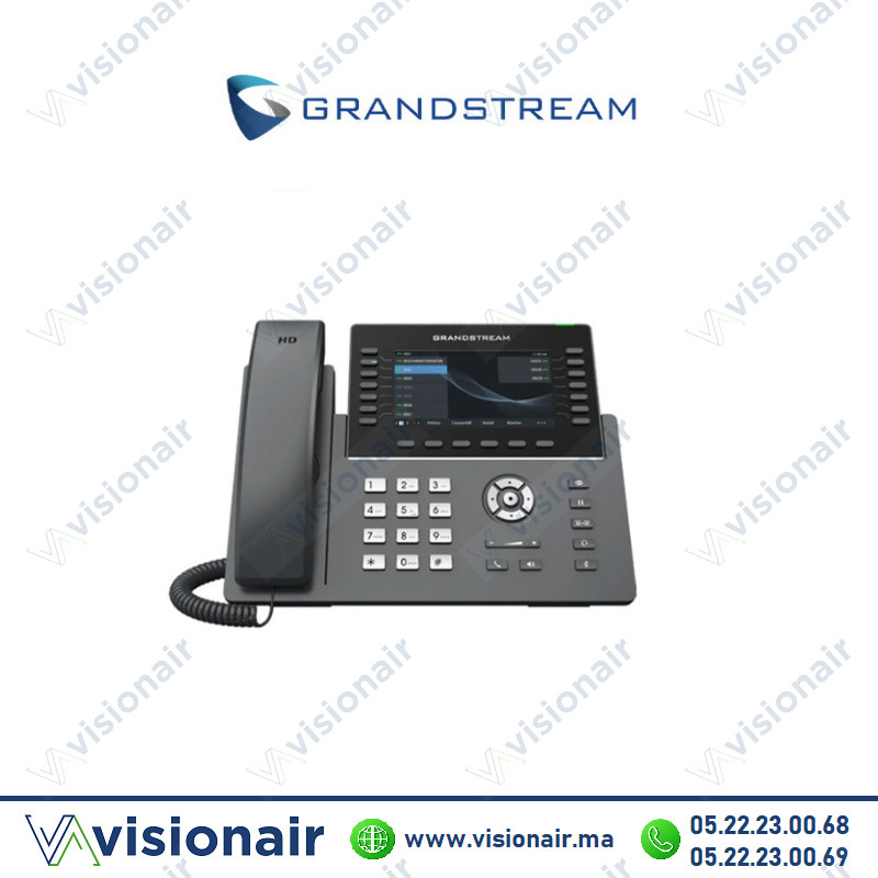 [GRP2650] Grandstream téléphone IP LCD 5" 14 Lignes POE GRP2650