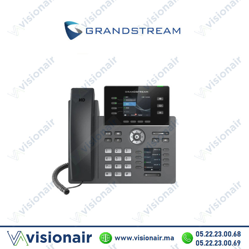 [GRP2614] Grandstream téléphone IP LCD 2,8" 4 Lignes POE GRP2614