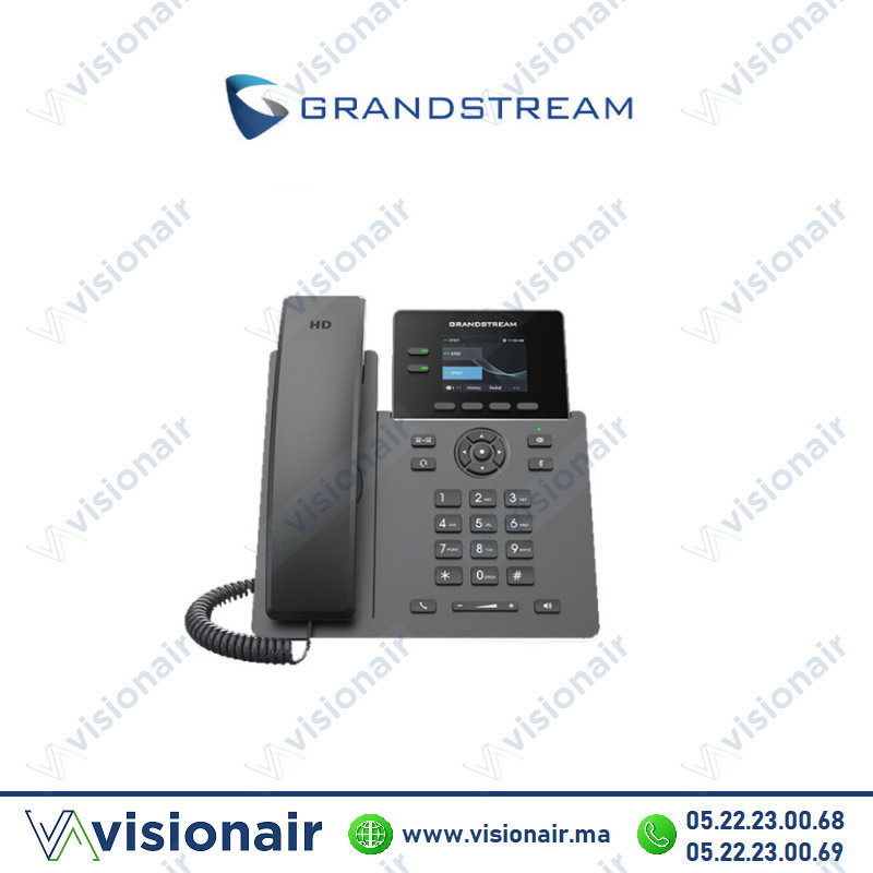 [GRP2610/P] Grandstream téléphone IP 2 Lignes POE GRP2610/P