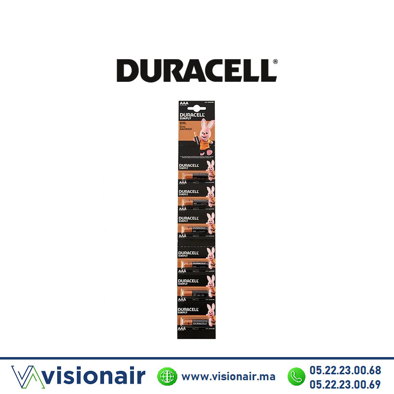 [DURSIMPLYAAA6] Piles Duracell simply AAA6 alcalines