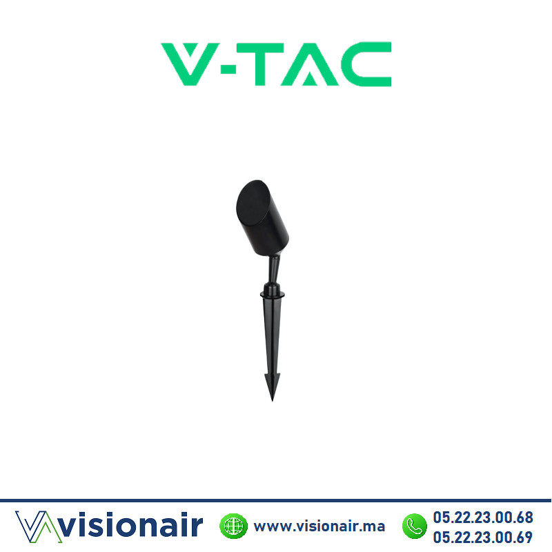 [VT913-SKU92097] Spot piquet de jardin V-TAC IP65 GU10 noir SKU92097