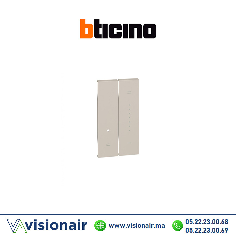 [BTKM19] Enjoliveur variateur 2M BTICINO Living Now Sable BTKM19