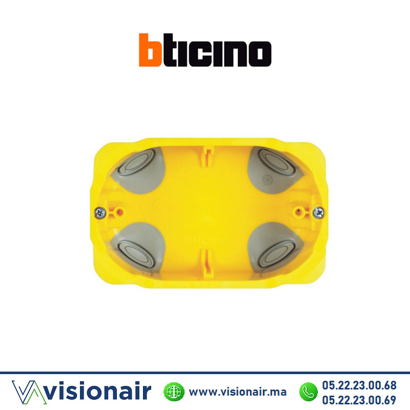 [BTPB503N] Boîte d'encastrement BTICINO 3 modules cloison sèches BTPB503N