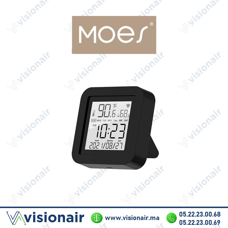 [MOES-WR-TY-THR] Thermomètre hygromètre connecté Wi-fi Moes-WR-TY-THR
