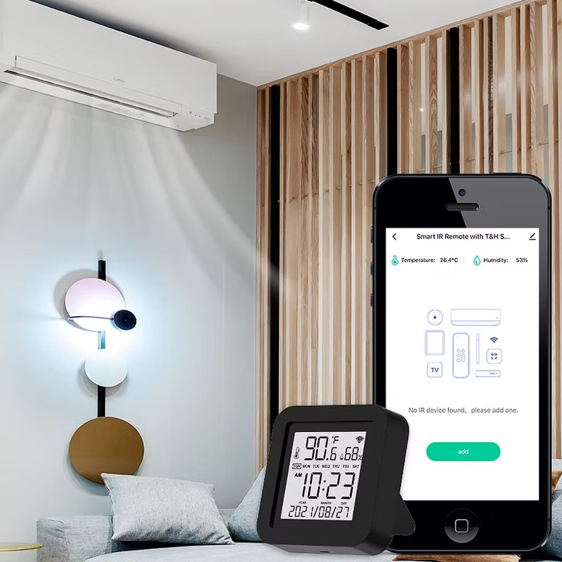 Thermomètre hygromètre connecté Wi-fi Moes-WR-TY-THR Casablanca Maroc
