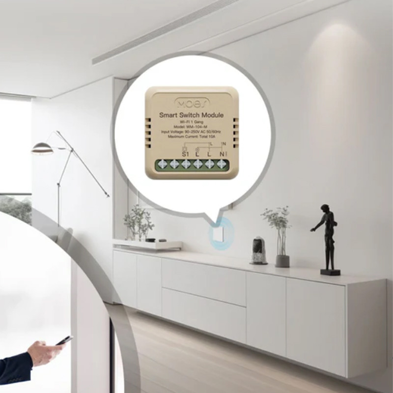 Smart switch Moes Wi-Fi WM-104-M Casablanca Maroc