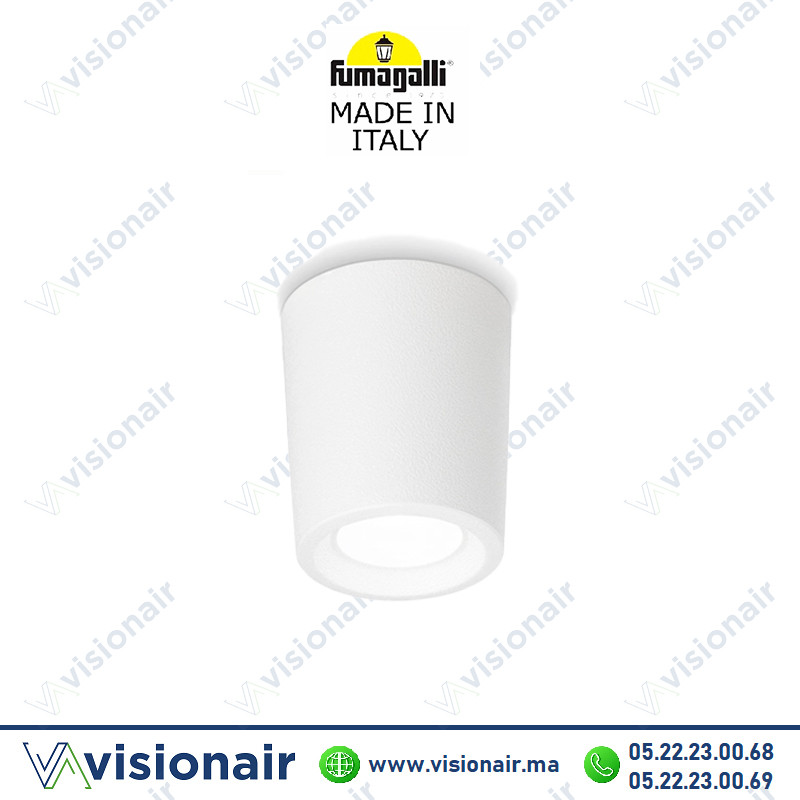 [FUMALIVIA60B] Plafonnier Fumagalli Livia 60 G9 1.7W 4000°K 1A9.000.WXZ1L blanc