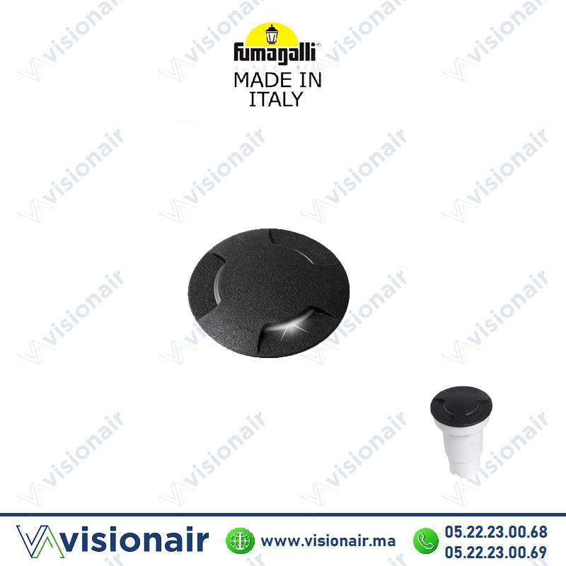 [FUMACECI903LN] Encastré de sol Fumagalli Ceci 3L 90 noir