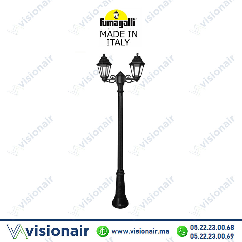 [GIGIBISSOANNA] Borne Fumagalli GiGi Bisso/Anna 2L Noir 1850 E27 8,5W CCT
