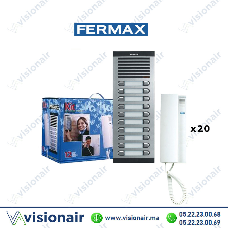 [FERMAX-6220] Kit interphone Fermax 20 postes FERMAX-6220