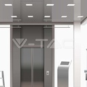 Panel LED V-TAC backlite carré encastré 12W 6500°K SKU97170 Casablanca Maroc