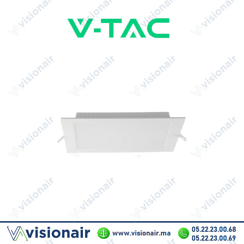 [VT-61024-SKU97188] Panel LED V-TAC backlite carré encastré 24W 6500°K SKU97189